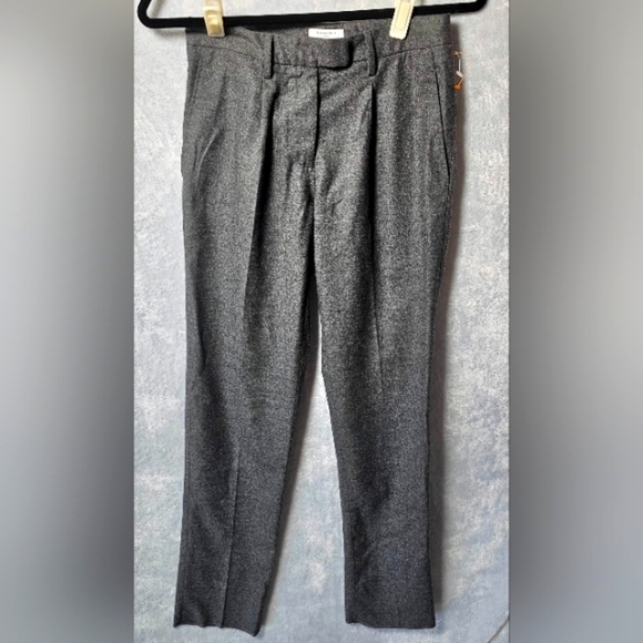 BOGLIOLI  MILANO Womens  EU36  (Waist 27) 100% Virgin Wool  Trousers  Gray Italy - Picture 2 of 9